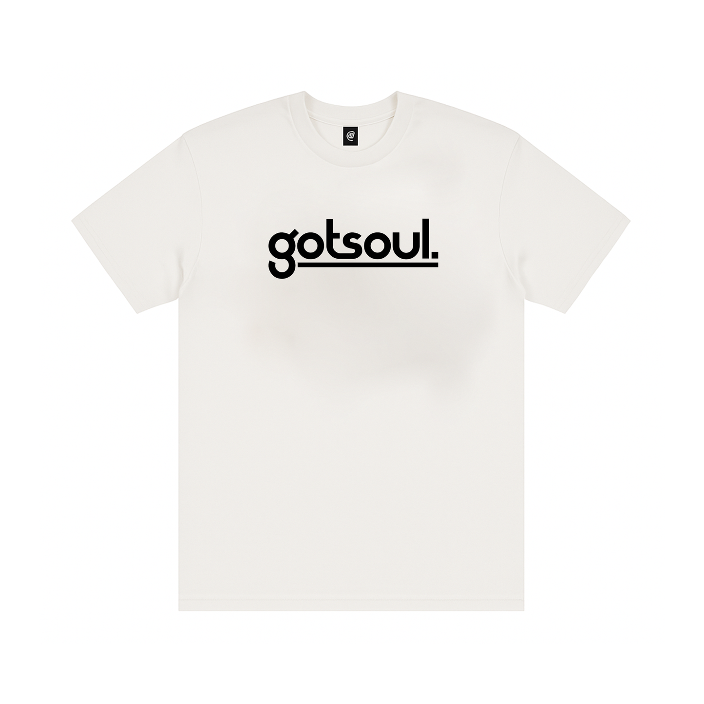 Gotsoul Logo Tee (White / Black Logo)