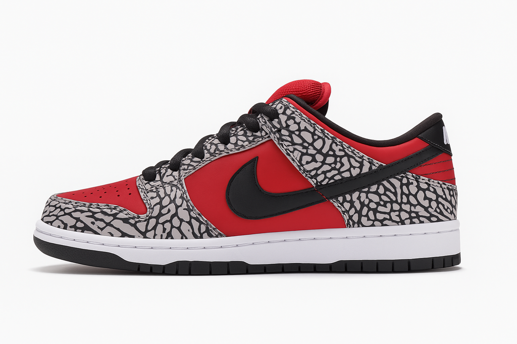 Nike SB Dunk Low Supreme Red Cement