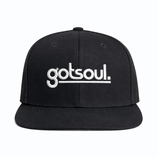Gotsoul Cap Black - White Logo