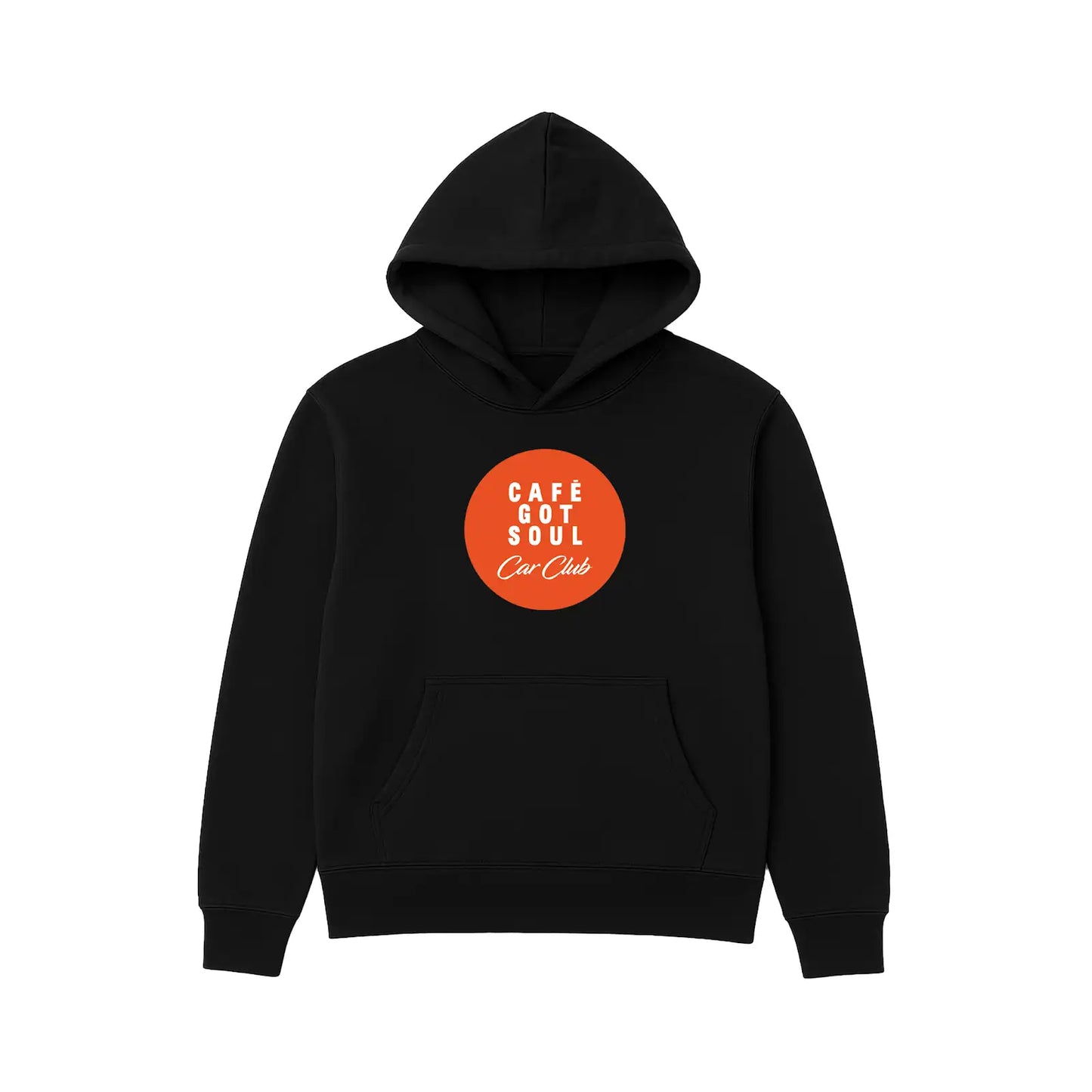 Café Gotsoul Car Club Hoodie (Black, Circle Logo)