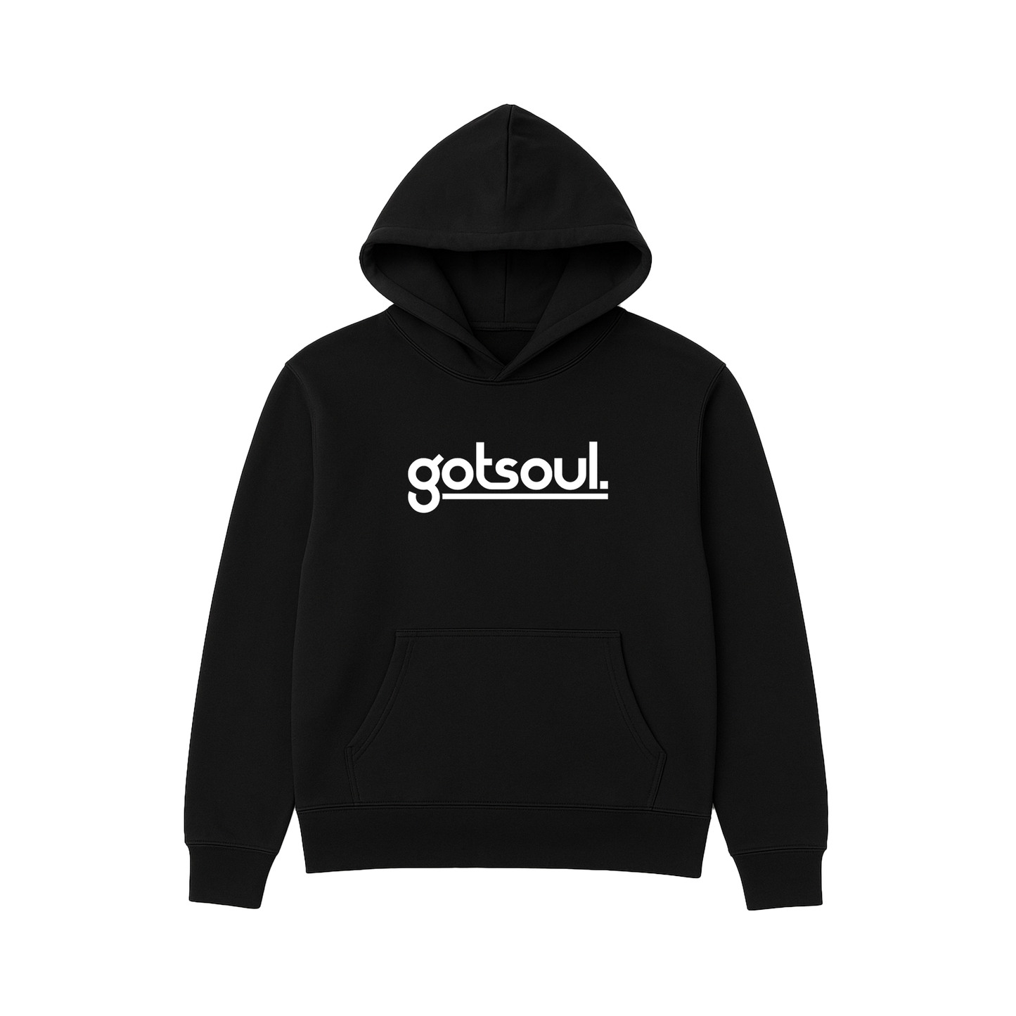 Gotsoul Logo Hoodie – Black (BIG Edition)