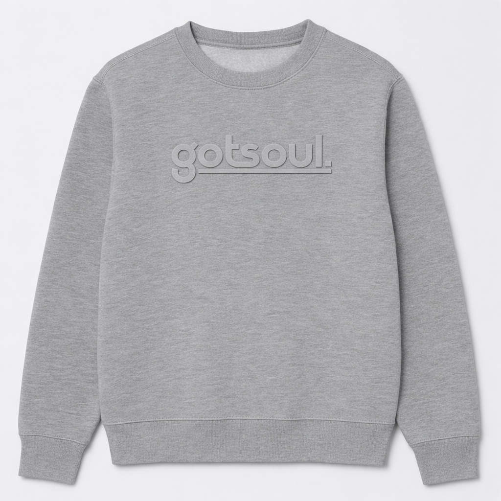 Gotsoul Essential Crewneck — Grey (Tone on Tone)