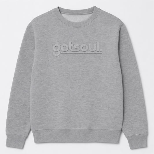 Gotsoul Essential Crewneck — Grey (Tone on Tone)