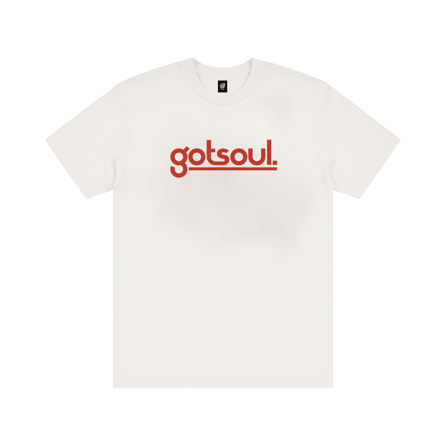 Gotsoul Logo Tee (White / Red Logo)